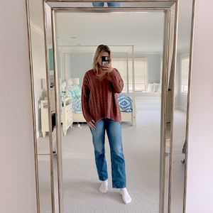 West of Melrose Maroon Sweater